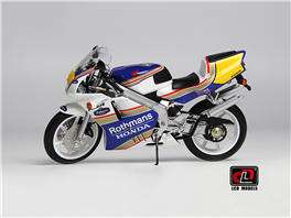 1-12 Honda NSR250R SP motorcycle Diecast model-White color
